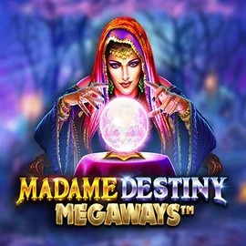 Slots logo of Madame Destiny Megaways from Pragmatic Play at SkyHills Casino