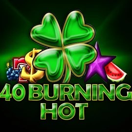 Official Slots logo: 40 Burning Hot by Amusnet Interactive at SkyHills Casino