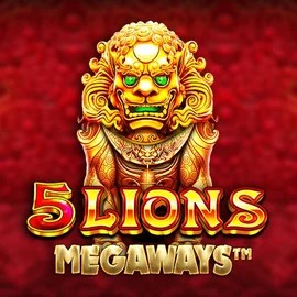5 Lions Megaways by Pragmatic Play, showcased at sky-hillscasino.com – game logo
