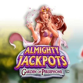 Almighty Jackpots: Garden of Persephone logo by Novomatic at SkyHills Casino