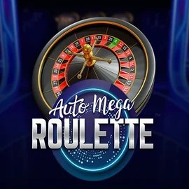 Auto Mega Roulette slot logo by Pragmatic Play at SkyHills Casino