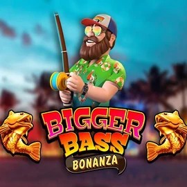 Bigger Bass Bonanza online game logo by Pragmatic Play on sky-hillscasino.com