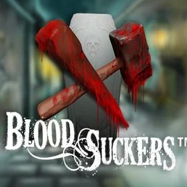 Blood Suckers slot logo by NetEnt at SkyHills Casino