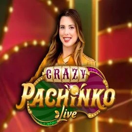 Live Casino logo of Crazy Pachinko from Evolution at SkyHills Casino