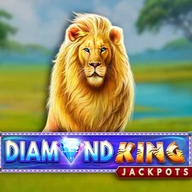 Diamond King Jackpots casino game by SpinPlay Games – featured logo at SkyHills Casino