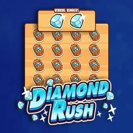 Diamond Rush logo – Lottery by Hacksaw Gaming at SkyHills Casino