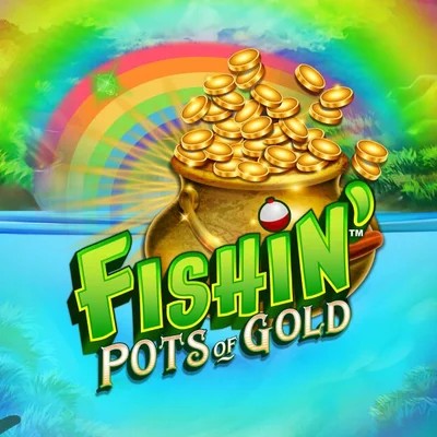 Fishin Pots Of Gold by Gameburger Studios, showcased at sky-hillscasino.com – game logo