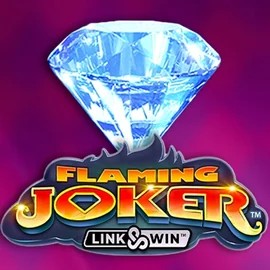 Flaming Joker Link and Win slot logo by Barstruck at SkyHills Casino