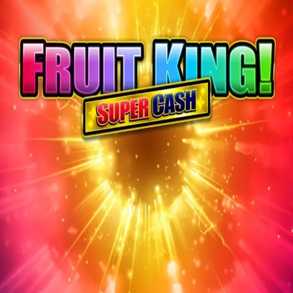 Fruit King Super Cash slot logo by Greentube at SkyHills Casino