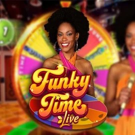 Funky Time game by Evolution – logo hosted on SkyHills Casino