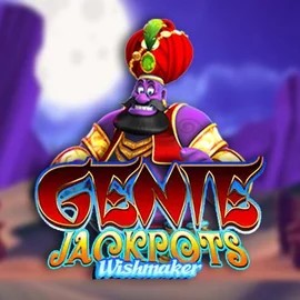 Genie Jackpots Wishmaker slot logo by Blueprint Gaming at SkyHills Casino