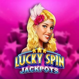 Lucky Spin Jackpots online game logo by Novomatic on sky-hillscasino.com