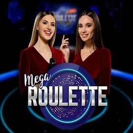Mega Roulette slot icon by Pragmatic Play, available at SkyHills Casino