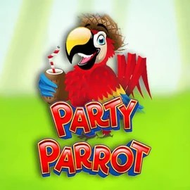 Slots logo of Party Parrot from Rival at SkyHills Casino