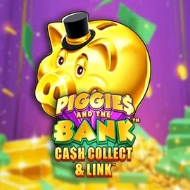 Piggies And The Bank Cash Collect &amp; Link slot logo by Origins at SkyHills Casino