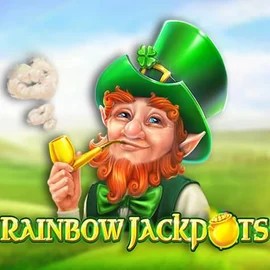 Rainbow Jackpots slot visual from Red Tiger Gaming available on sky-hillscasino.com