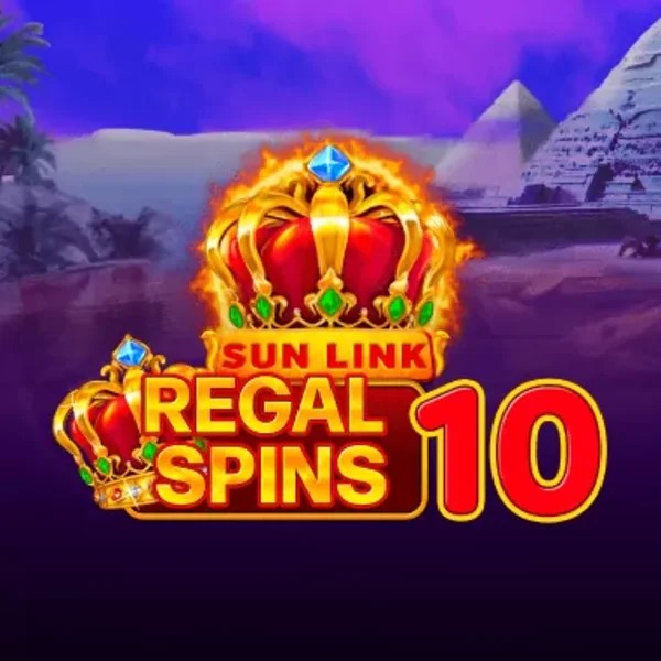 Regal Spins 10 logo by PatePlay at SkyHills Casino