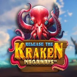 Release the Kraken Megaways logo by Pragmatic Play SkyHills Casino