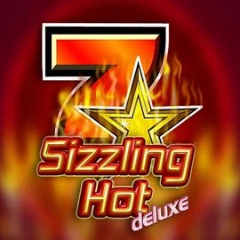 Sizzling Hot Deluxe logo by Novomatic SkyHills Casino