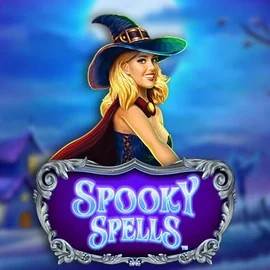 Spooky Spells logo – Slots by Novomatic at SkyHills Casino