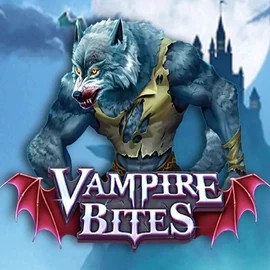 Vampire Bites logo – Slots by Amusnet Interactive at SkyHills Casino